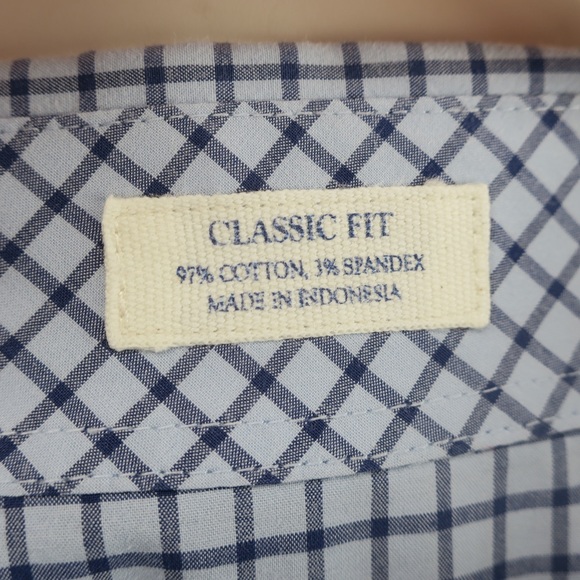 Onward Reserve Button Up Pocket Shirt Mens Large Classic Fit Blue - Picture 8 of 9